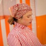 Foulard petit format – Anjali Cerise