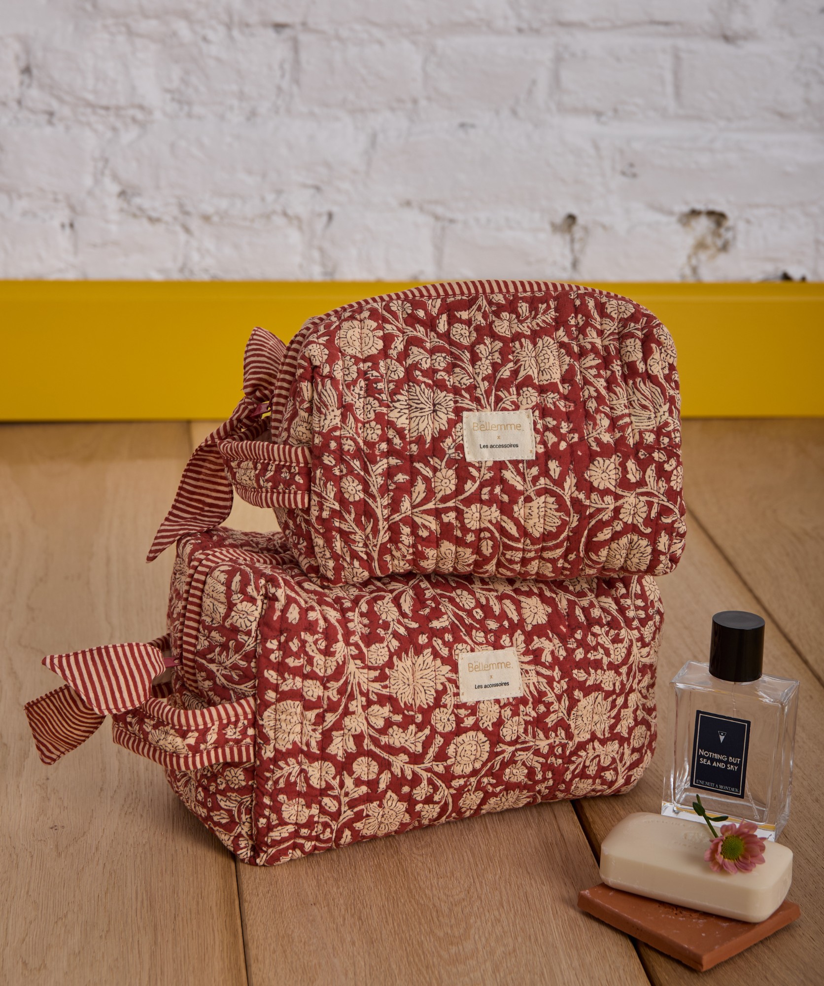 Trousse de toilette Jude petit format – Anjali Cerise