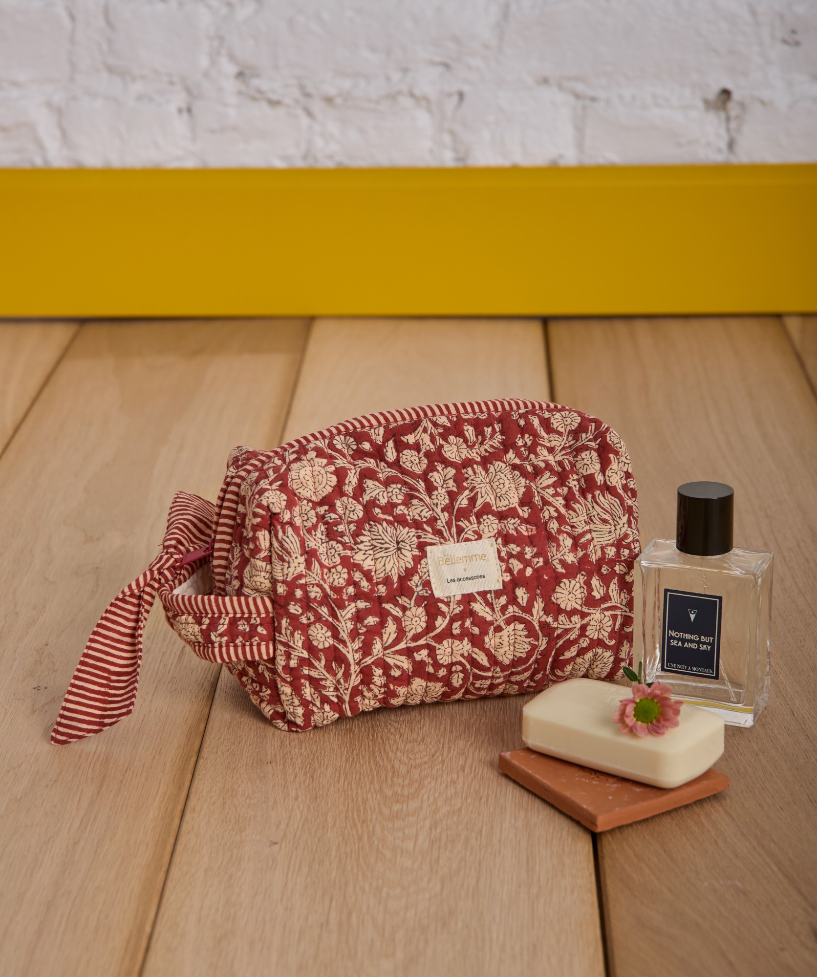 Trousse de toilette Jude petit format – Anjali Cerise