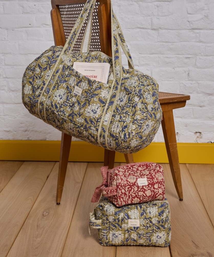 Trousse de toilette petit format – Anjali Cerise