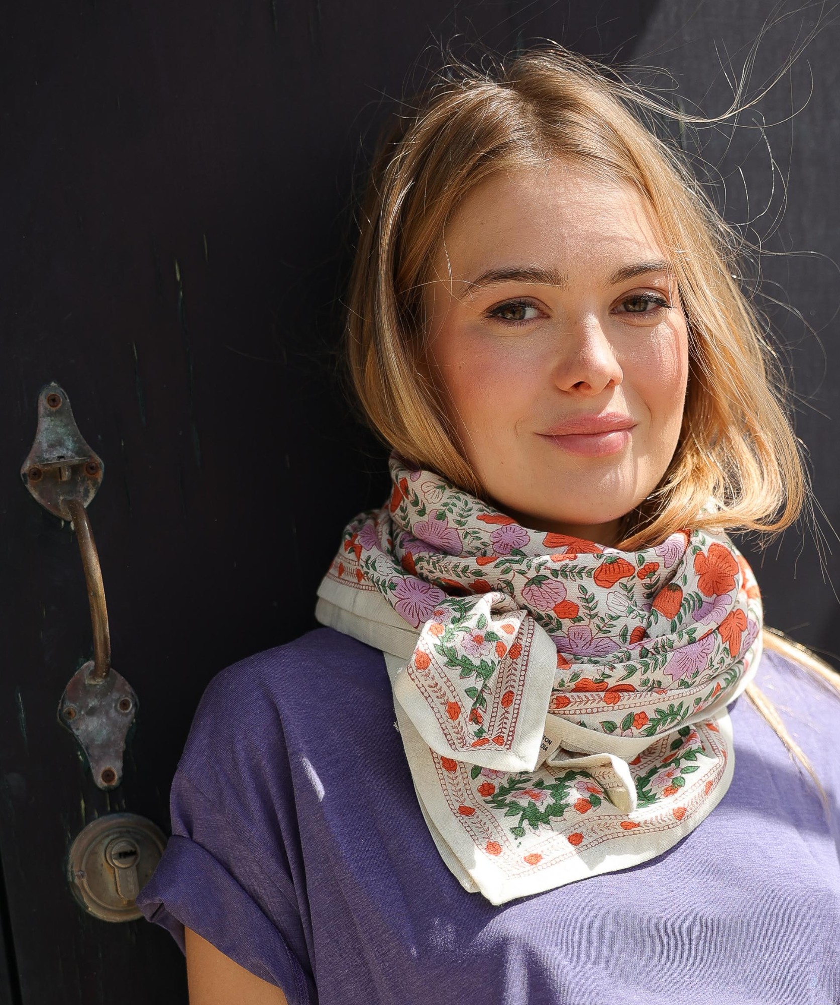 Foulard grand format – Ellis Clémentine