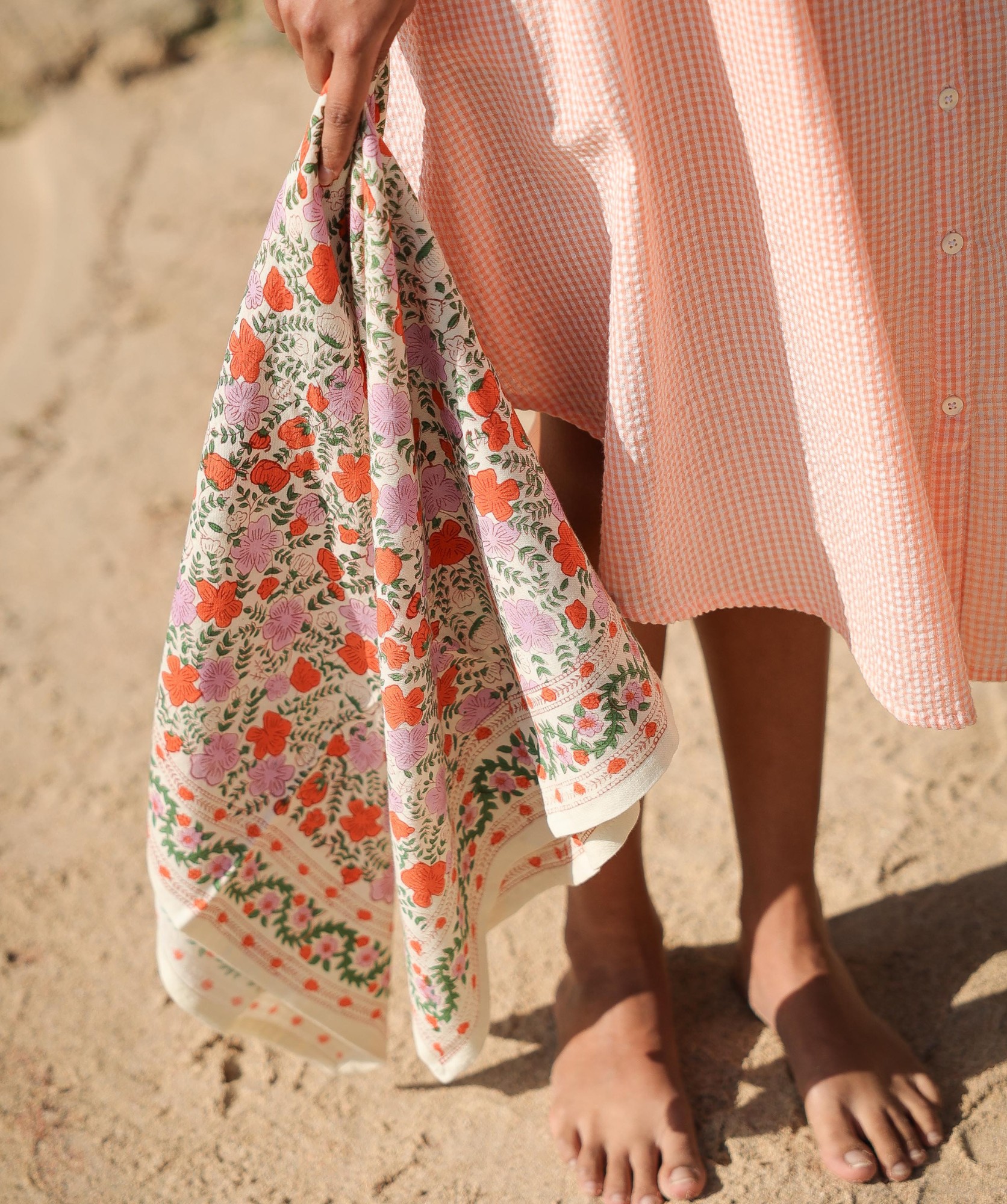 Foulard grand format – Ellis Clémentine