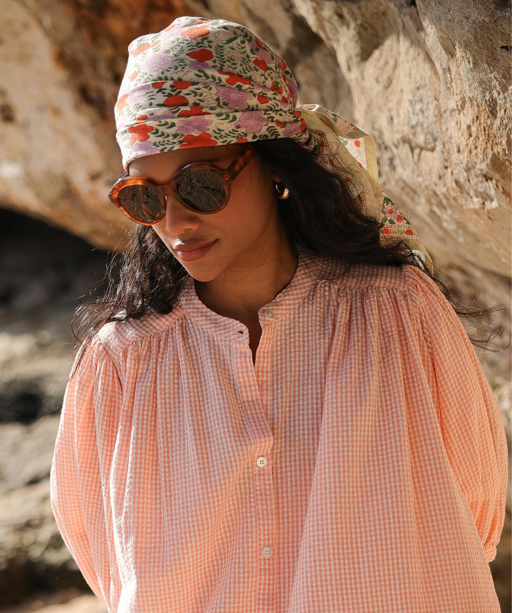 Foulard grand format – Ellis Clémentine