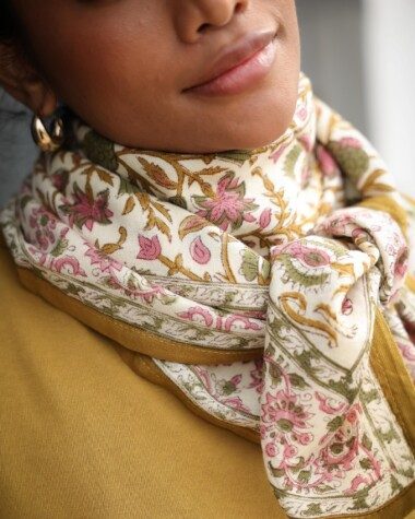 Foulard grand format – Mina Jaspe