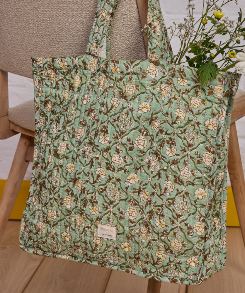 Sac Cabas – Albertine Vert Aqua