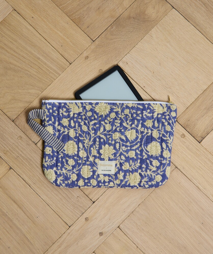 Pochette format medium – Anjali cobalt