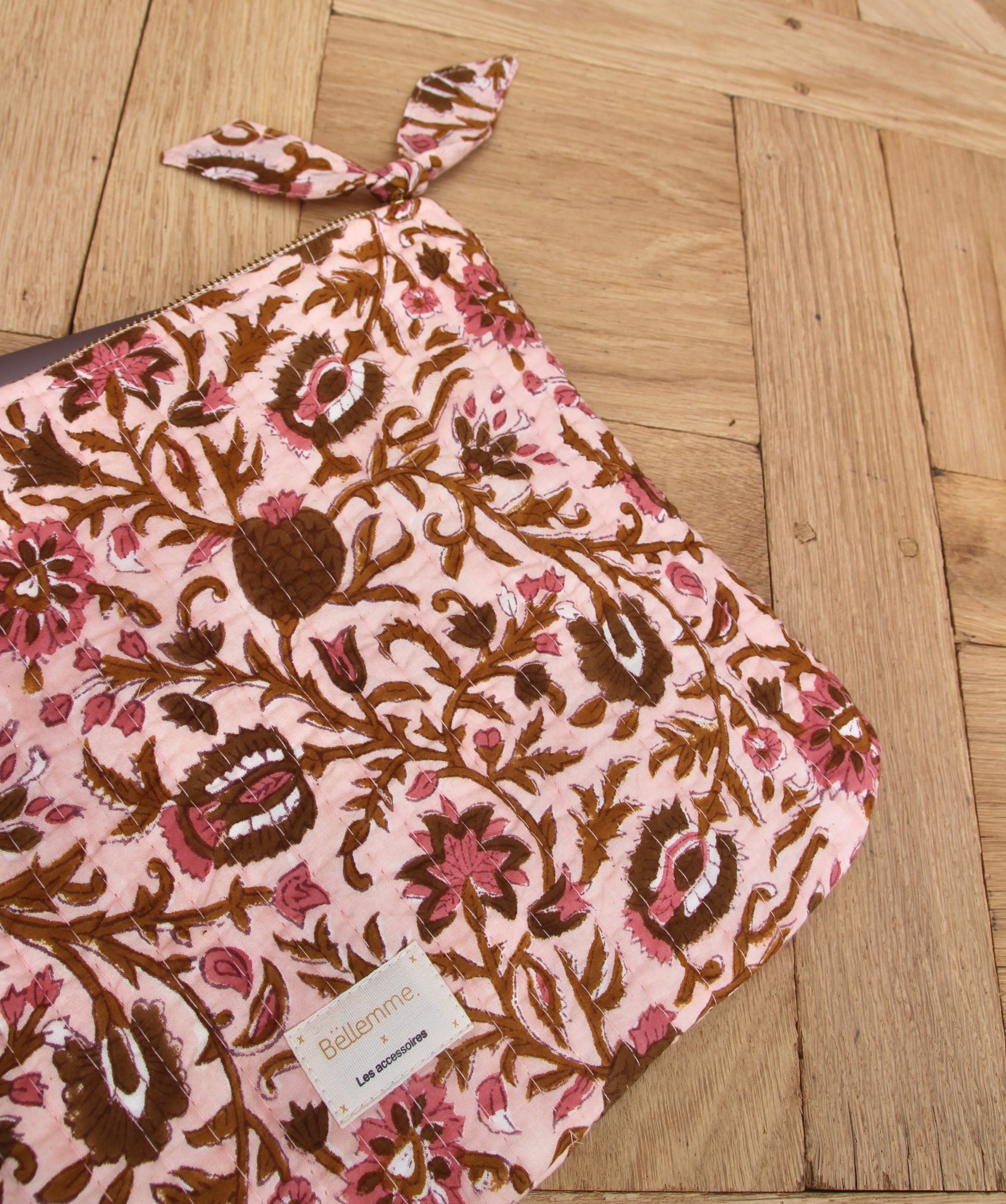 Pochette grand format Harrison / 13′ – Mina Rose Poudre