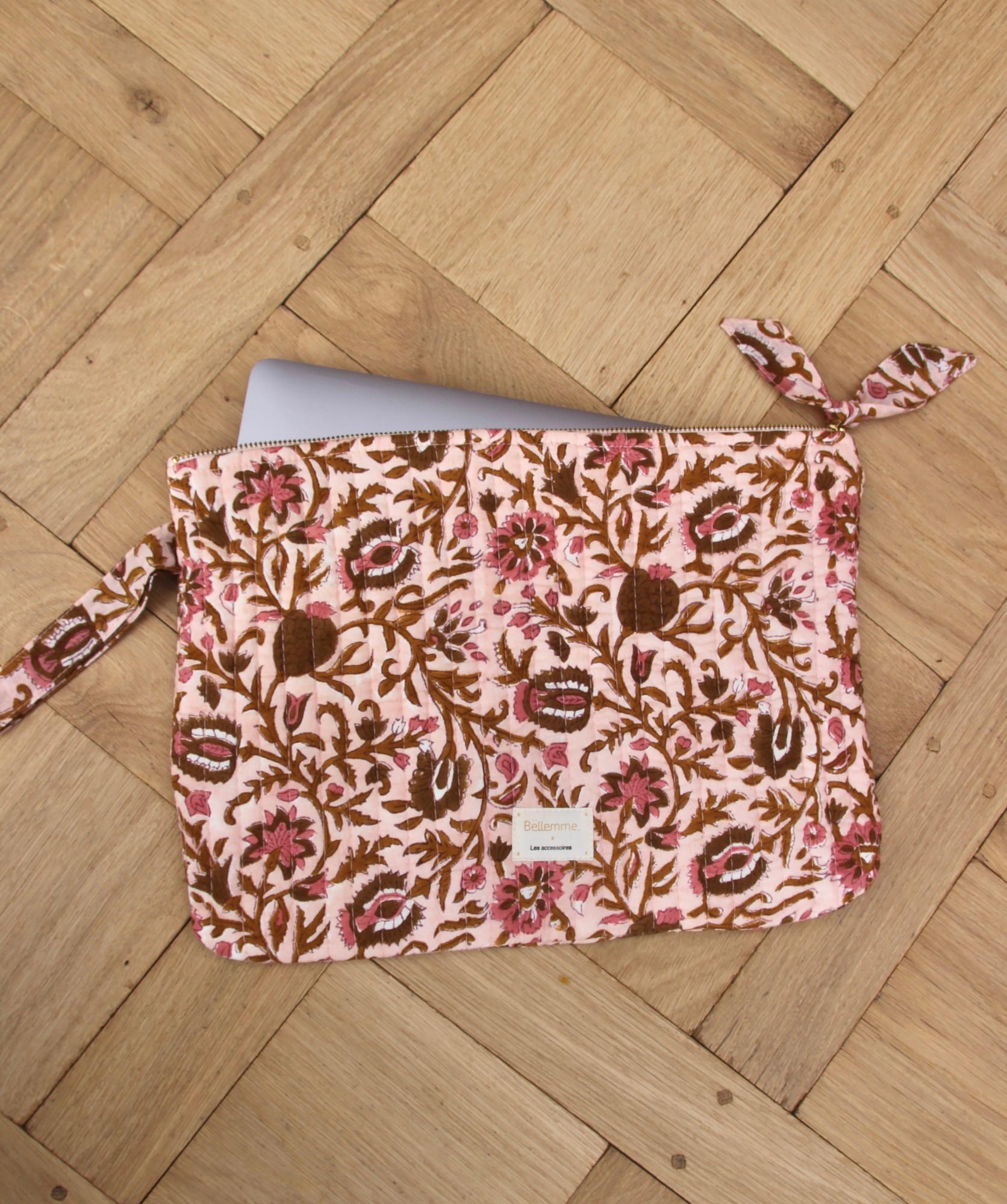 Pochette grand format Harrison / 13′ – Mina Rose Poudre