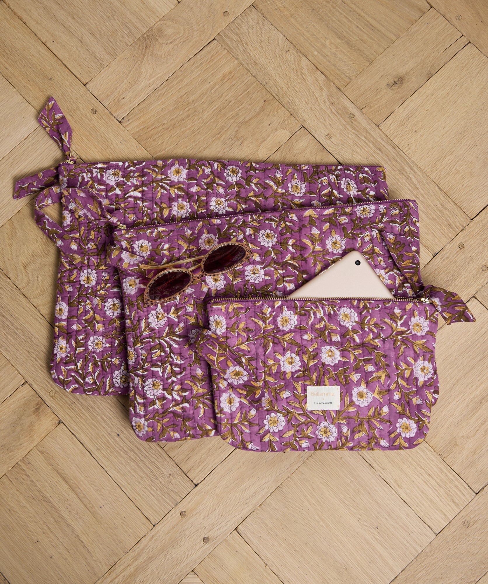 Pochette très grand format Harrison / 15′ – Scarlett Purple