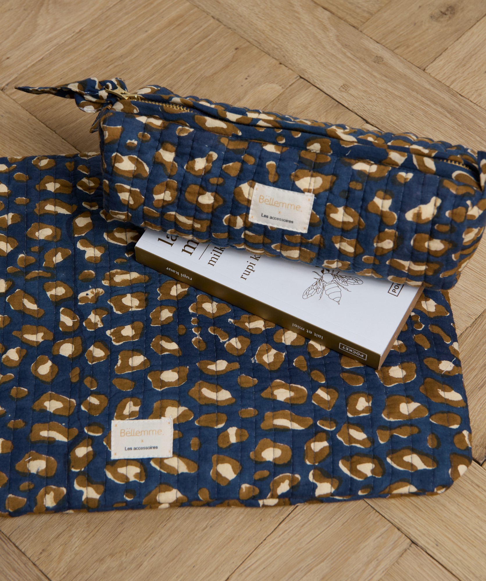 Trousse d’écolier Juno – Léopard Navy