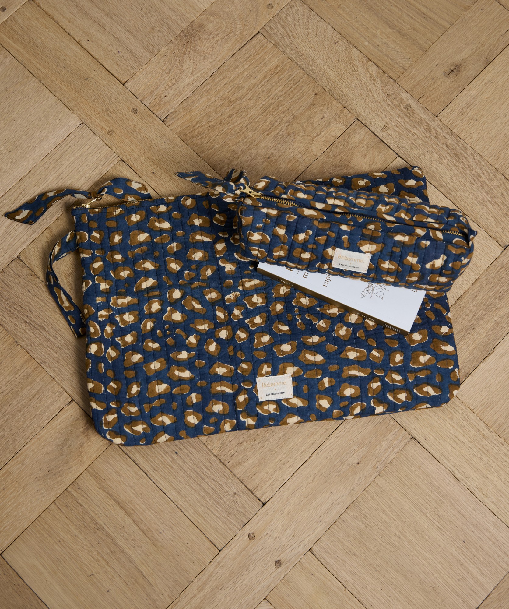 Trousse d’écolier Juno – Léopard Navy