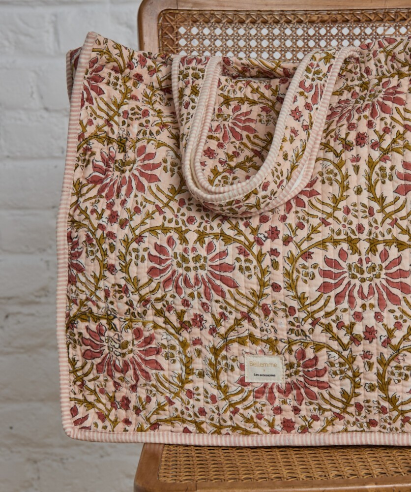 Sac Cabas – Palmyre Rose Poudré