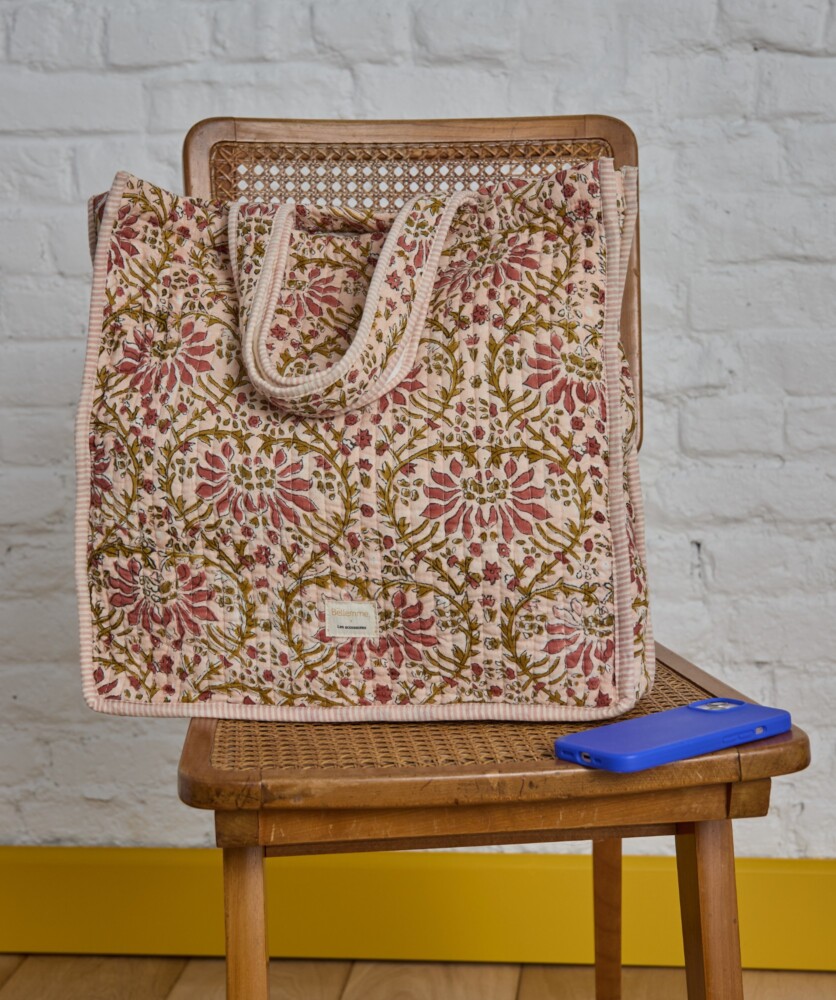 Sac Cabas – Palmyre Rose Poudré