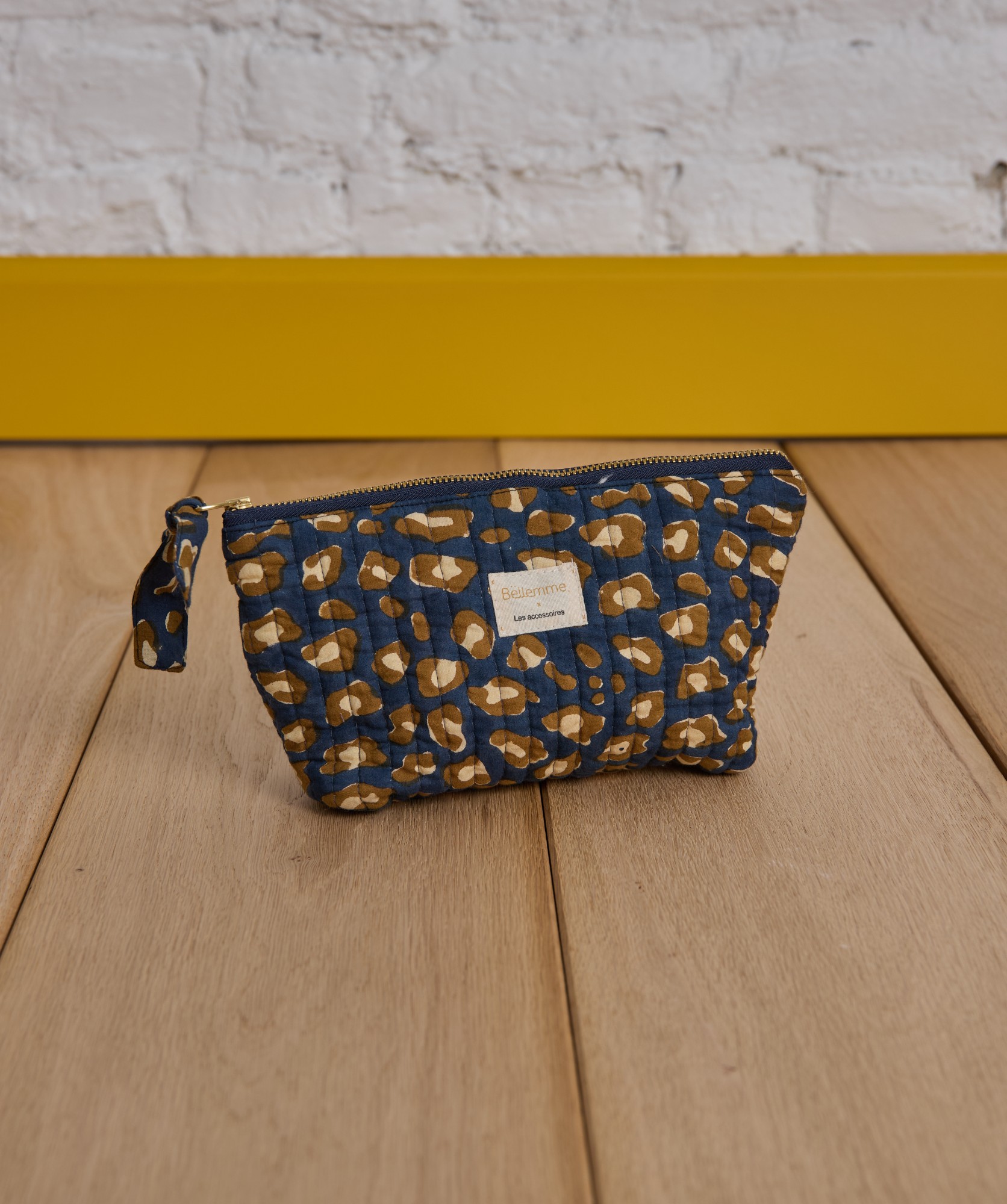 Trousse à maquillage Alma – Léopard Navy