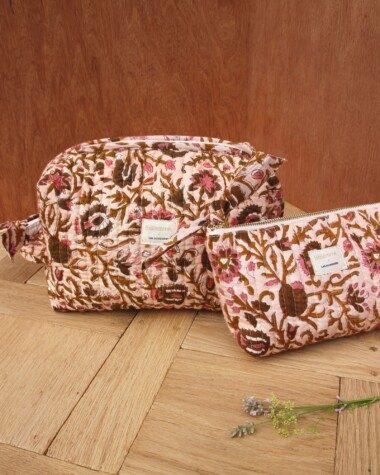 Trousse de toilette – Mina Rose Poudre