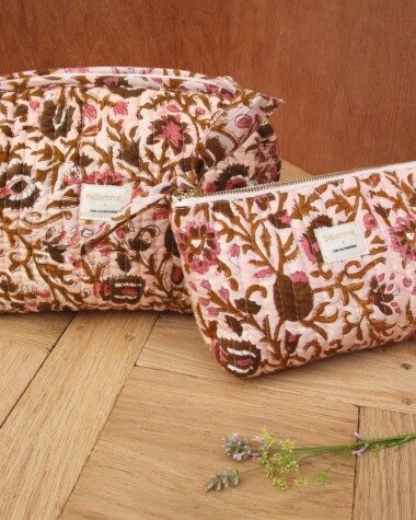 Trousse de toilette – Mina Rose Poudre