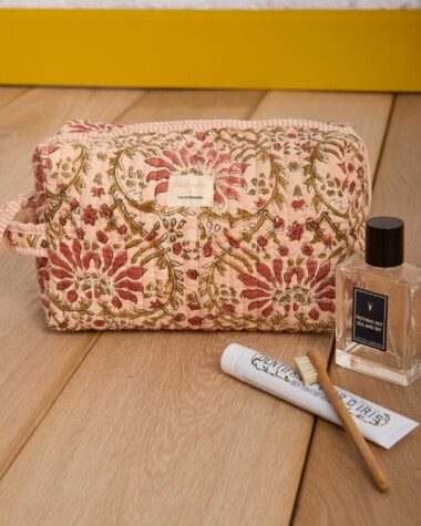 Trousse de toilette – Palmyre Rose Poudré