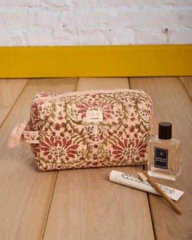 Trousse de toilette – Palmyre Rose Poudré