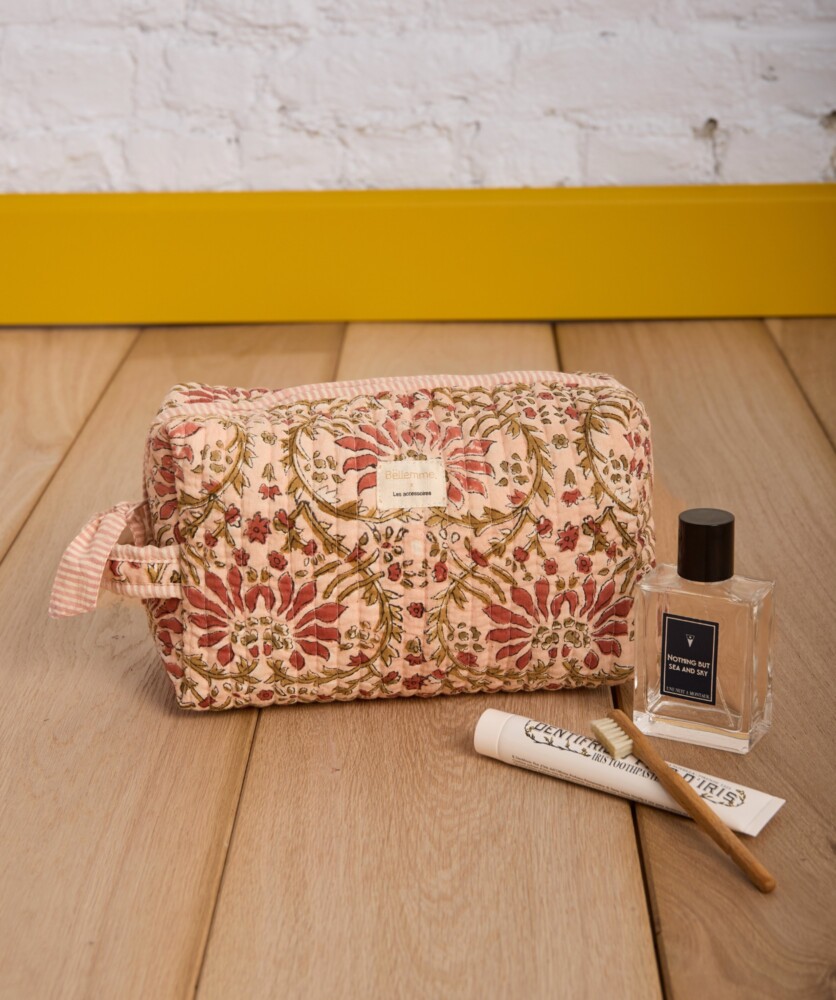 Trousse de toilette – Palmyre Rose Poudré