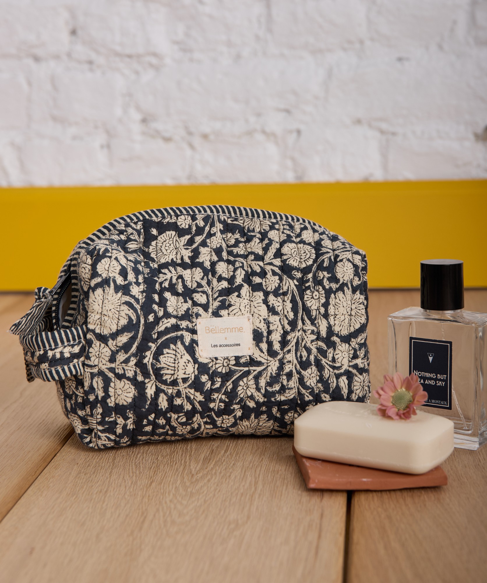 Trousse de toilette Jude petit format – Anjali Encre