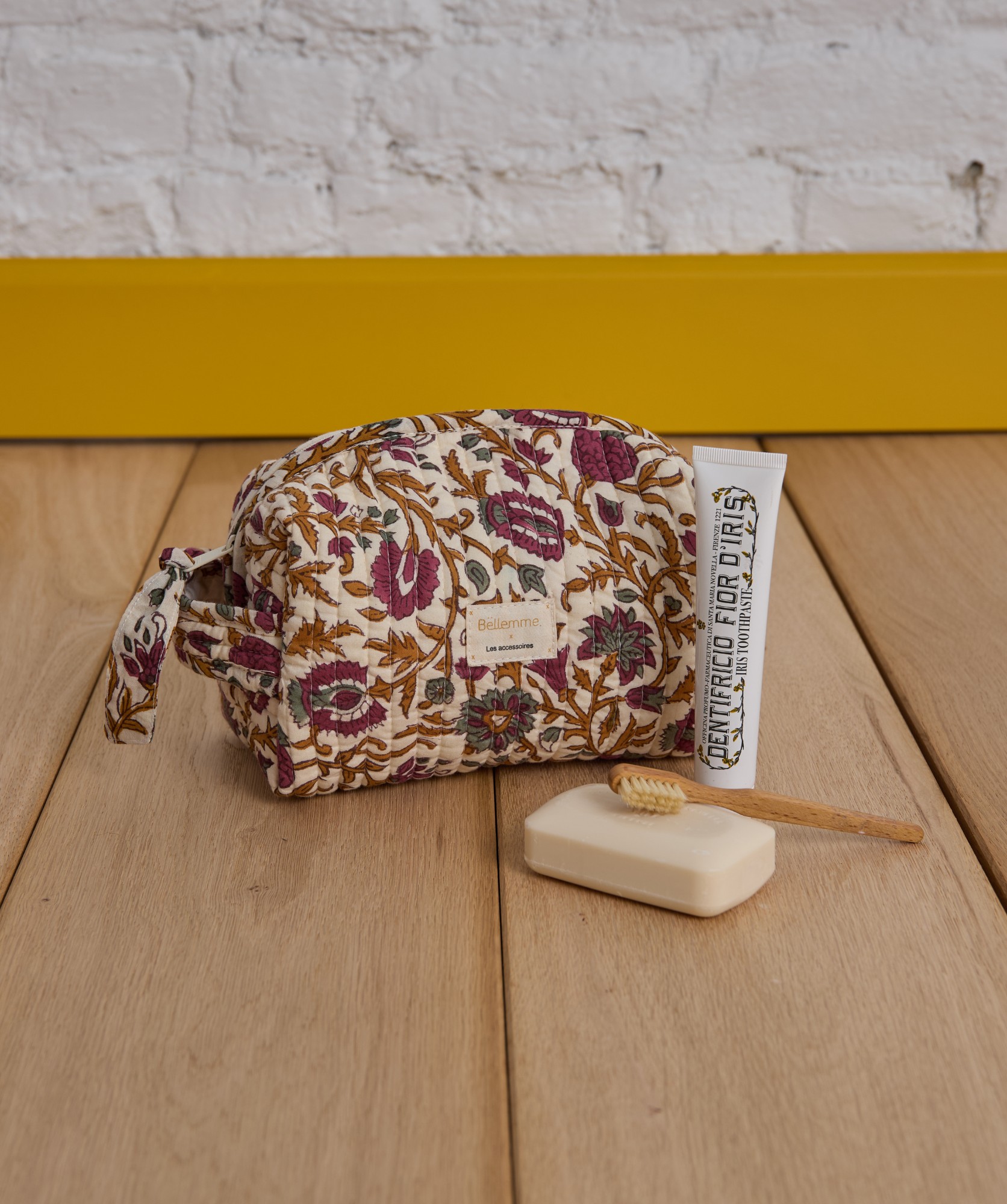 Trousse de toilette Jude petit format – Mina Amethyste