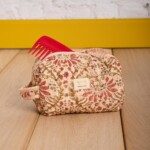 Trousse de toilette petit format – Palmyre Rose Poudré