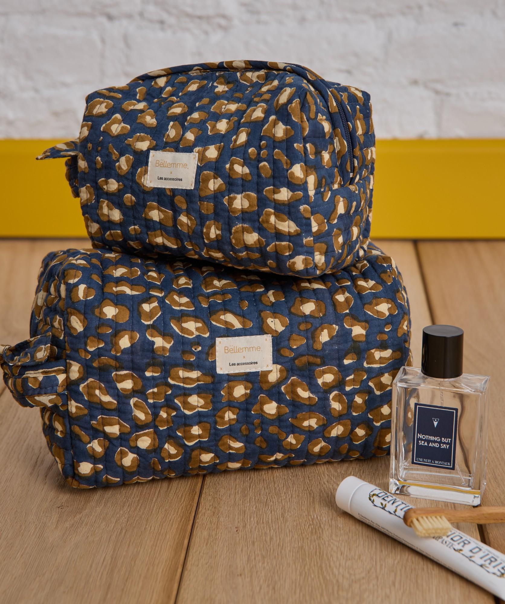 Trousse de toilette Jude – Léopard Navy