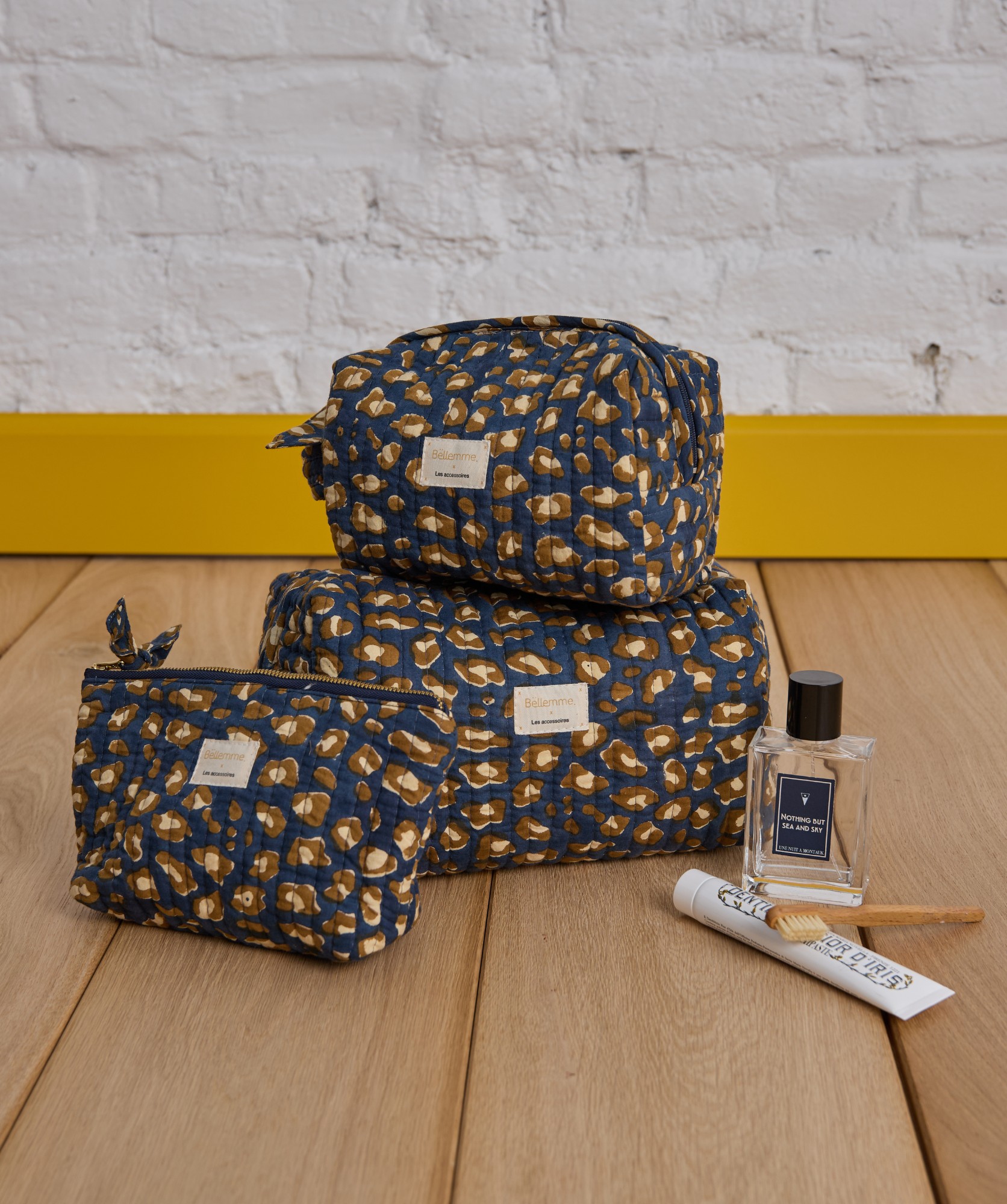 Trousse de toilette Jude – Léopard Navy