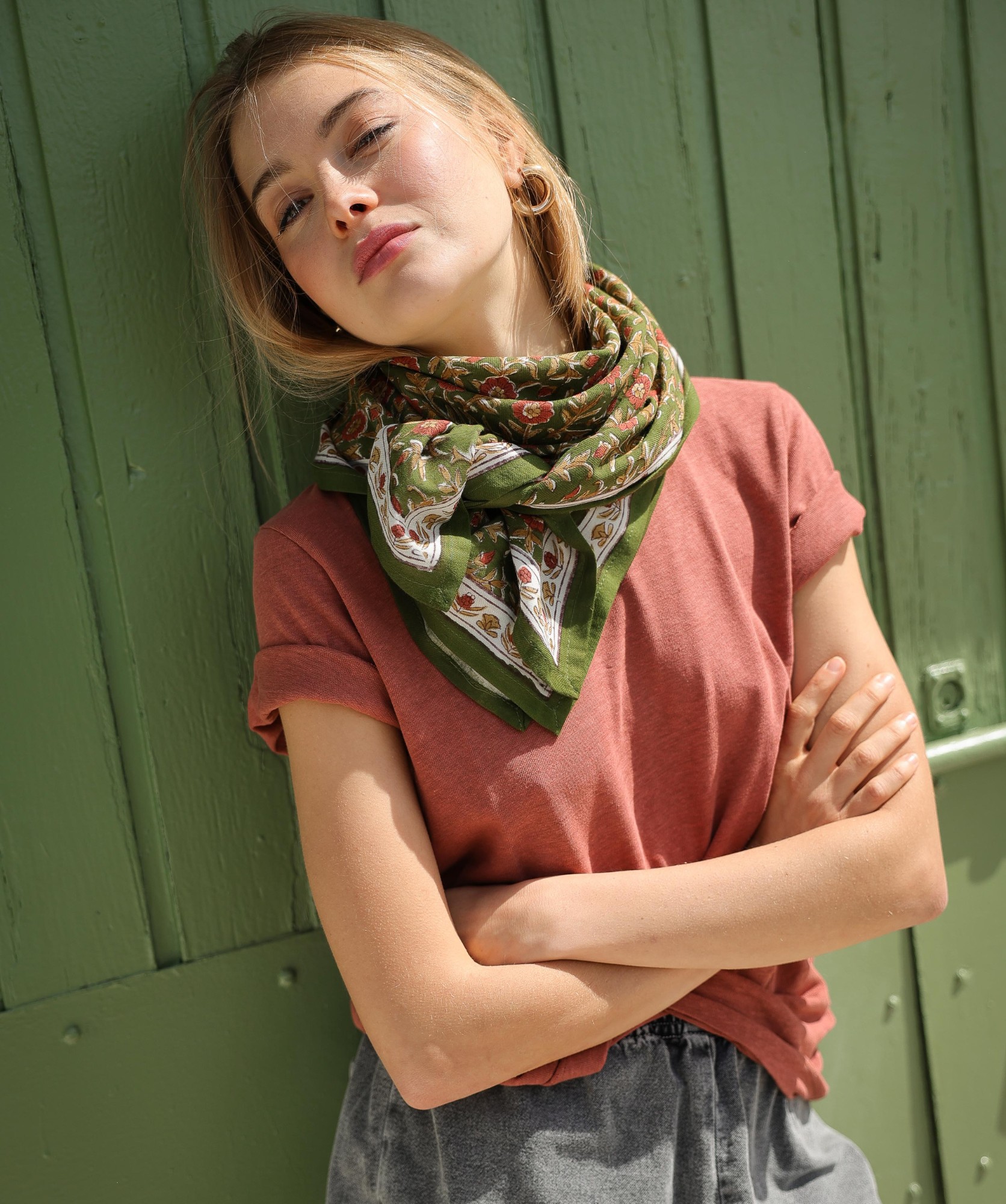 Foulard grand format – Scarlett Mousse