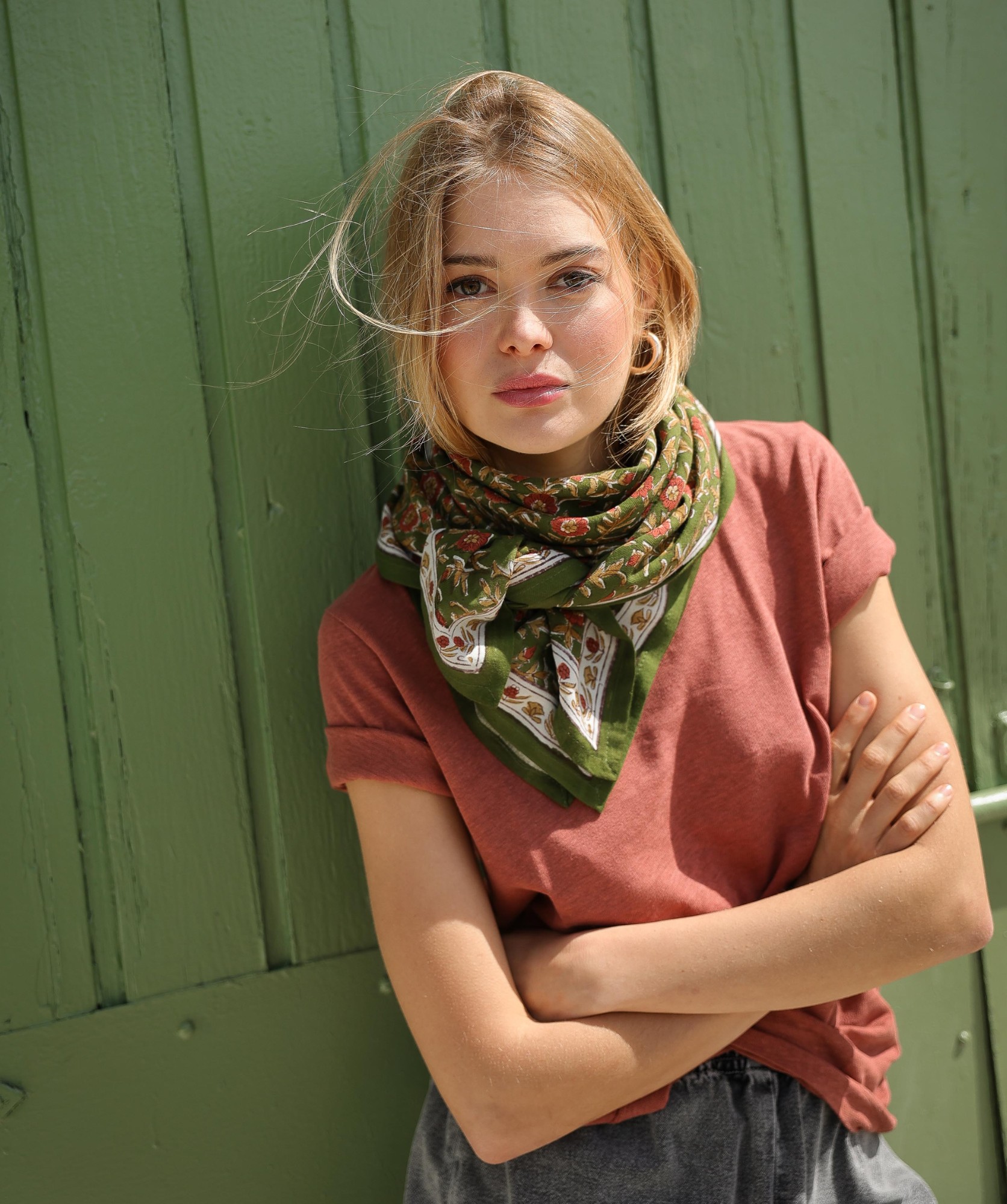 Foulard grand format – Scarlett Mousse