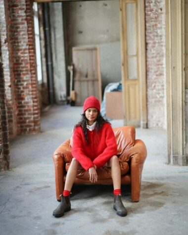 Cardigan Oscar – Rouge