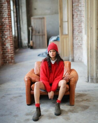 Cardigan Oscar – Rouge