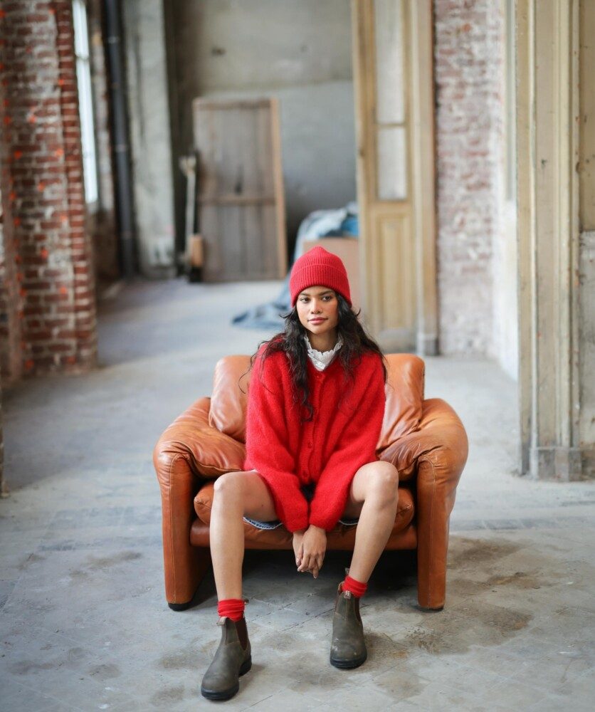 Cardigan Oscar – Rouge