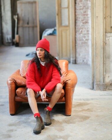 Cardigan Oscar – Rouge