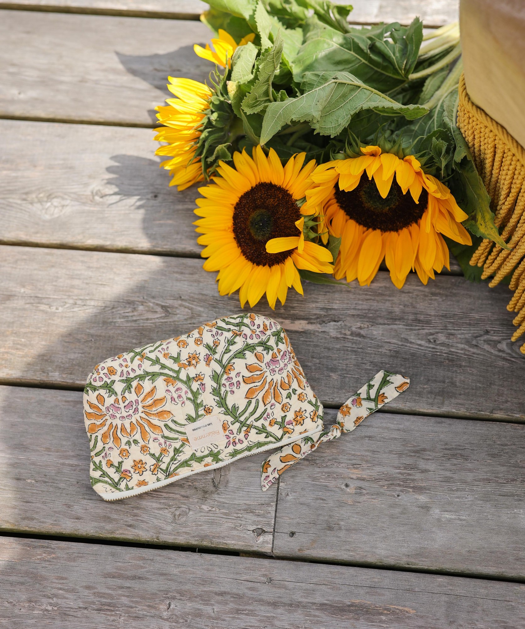 Trousse à maquillage Alma – Palmyre Caramel Beurre Salé