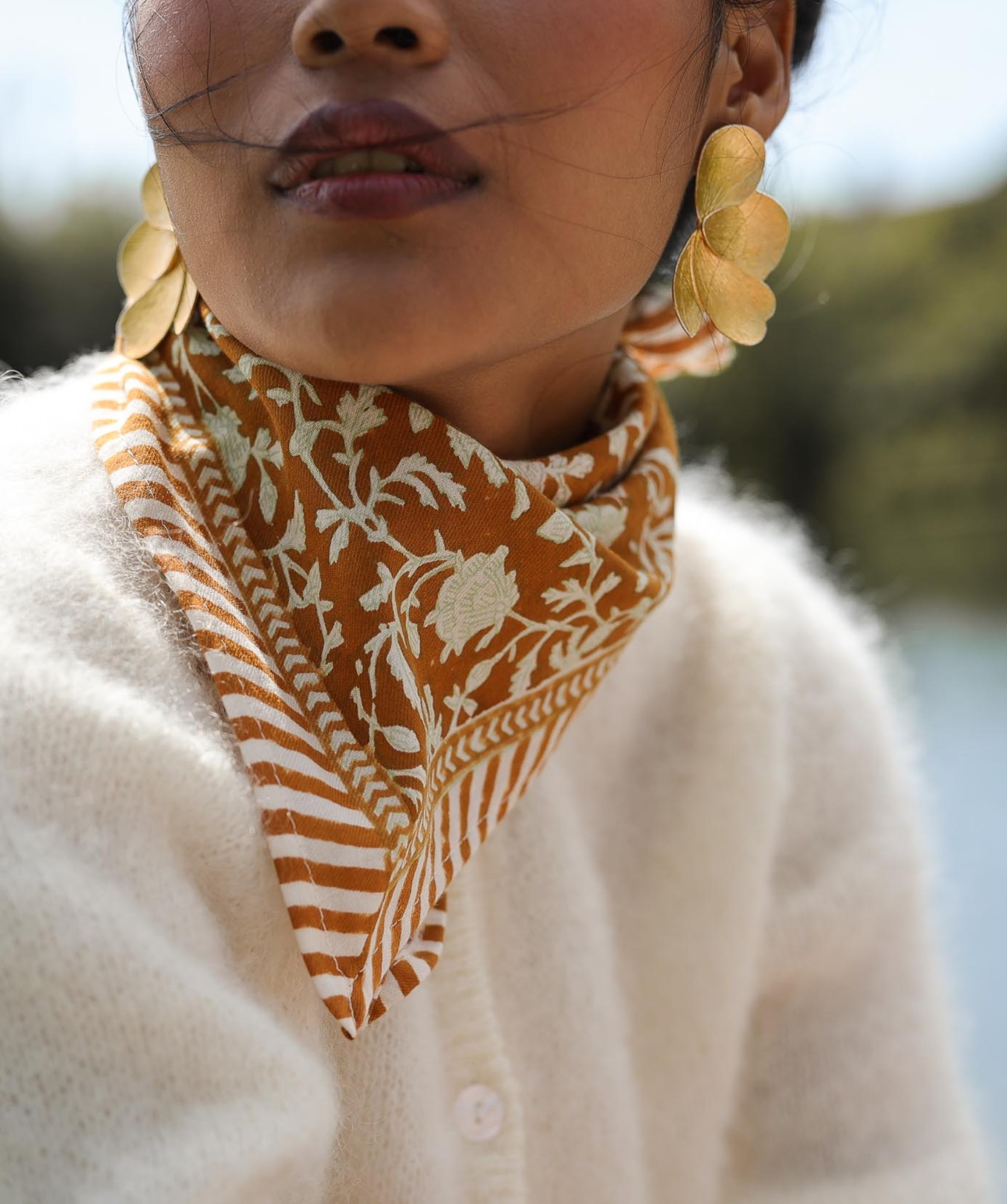 Foulard petit format – Kate Caramel