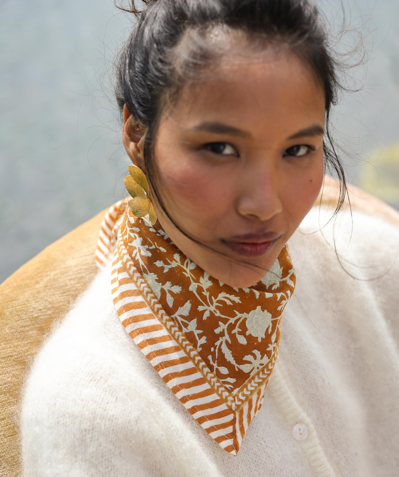 Foulard petit format – Kate Caramel