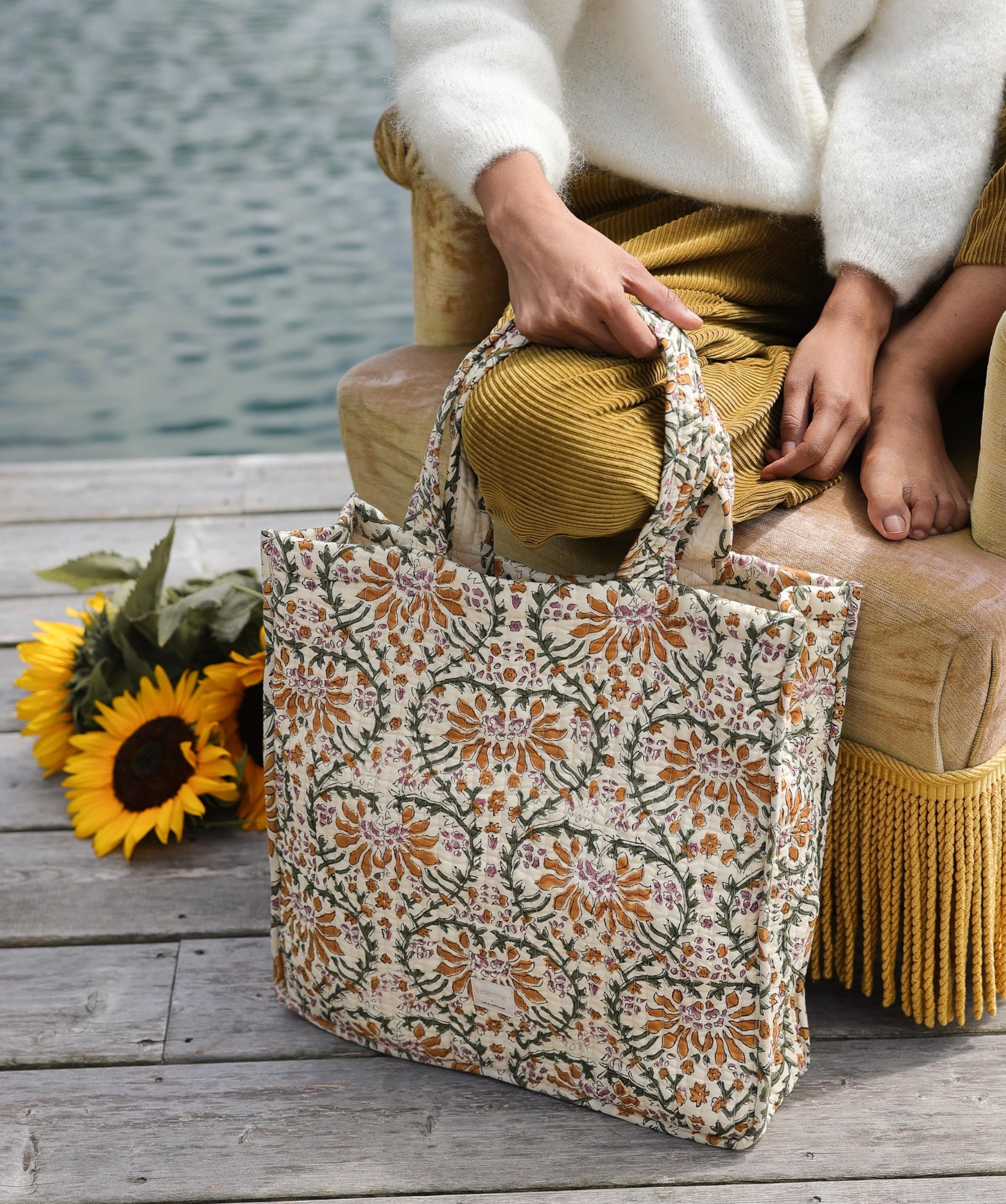 Sac Cabas Amalfi – Palmyre Caramel Beurre Salé