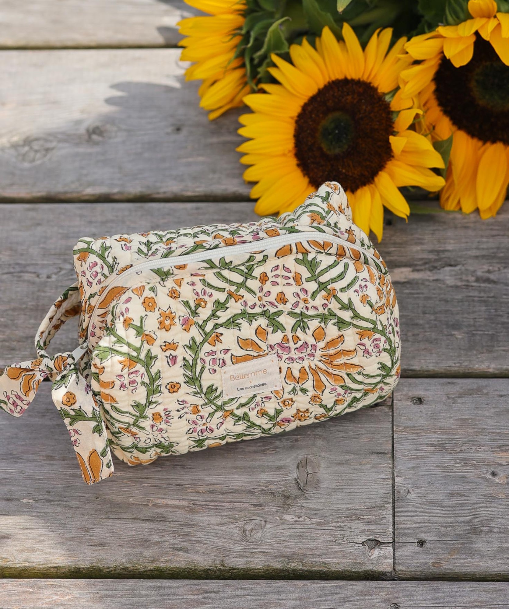 Trousse de toilette Jude petit format – Palmyre Caramel Beurre Salé