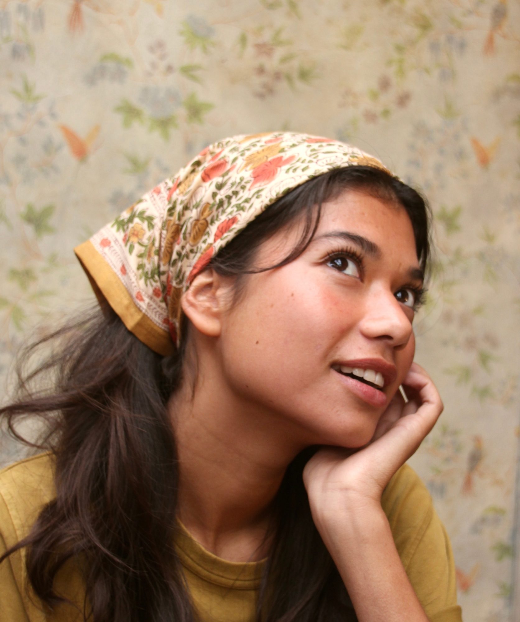 Foulard petit format – Ellis Ocre