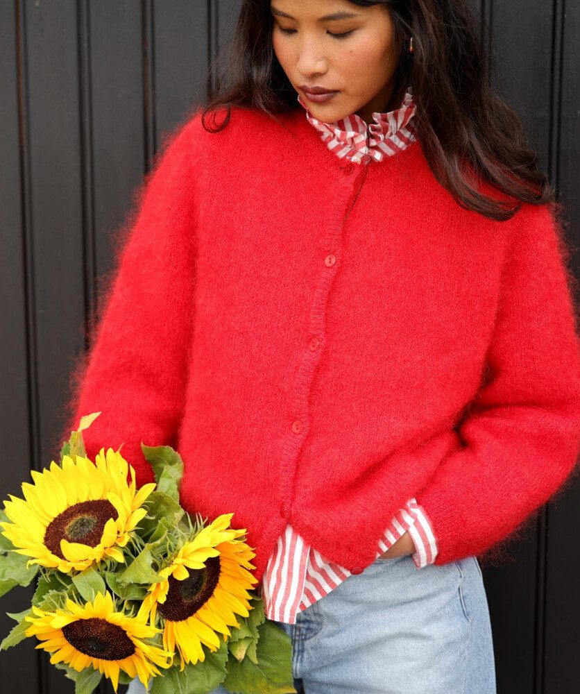 Cardigan Oscar – Rouge