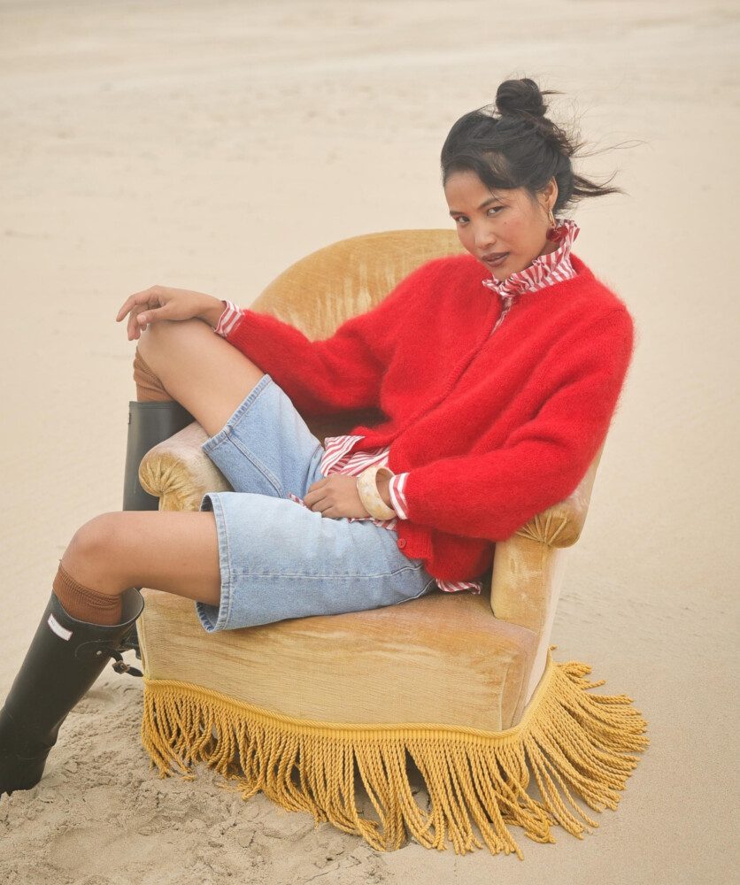 Cardigan Oscar – Rouge