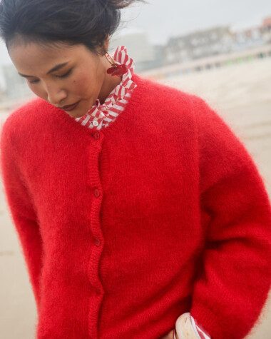 Cardigan Oscar – Rouge