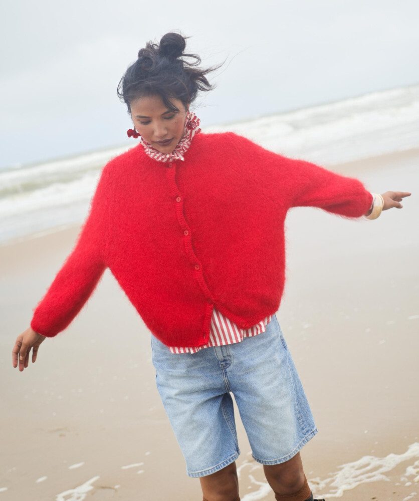 Cardigan Oscar – Rouge