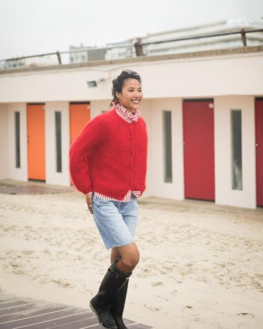 Cardigan Oscar – Rouge