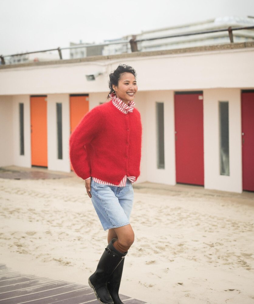 Cardigan Oscar – Rouge