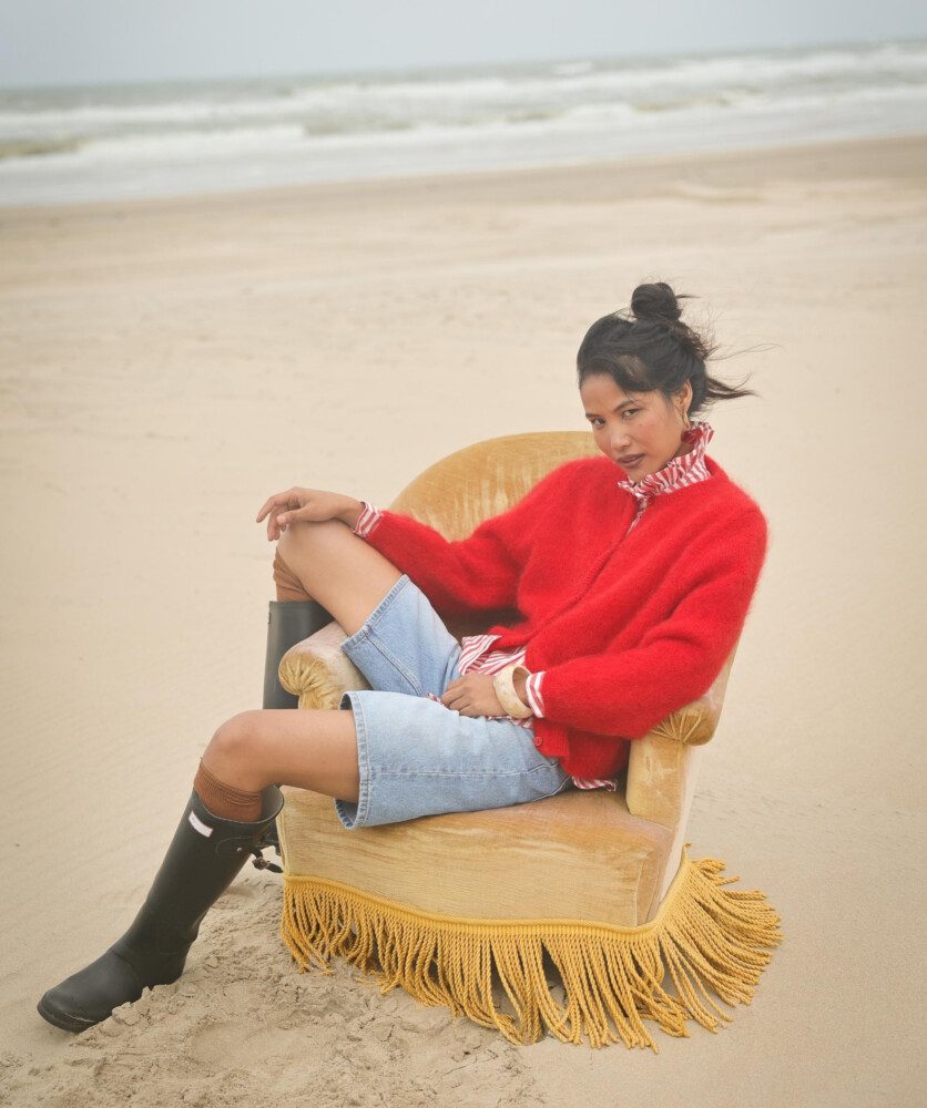 Cardigan Oscar – Rouge