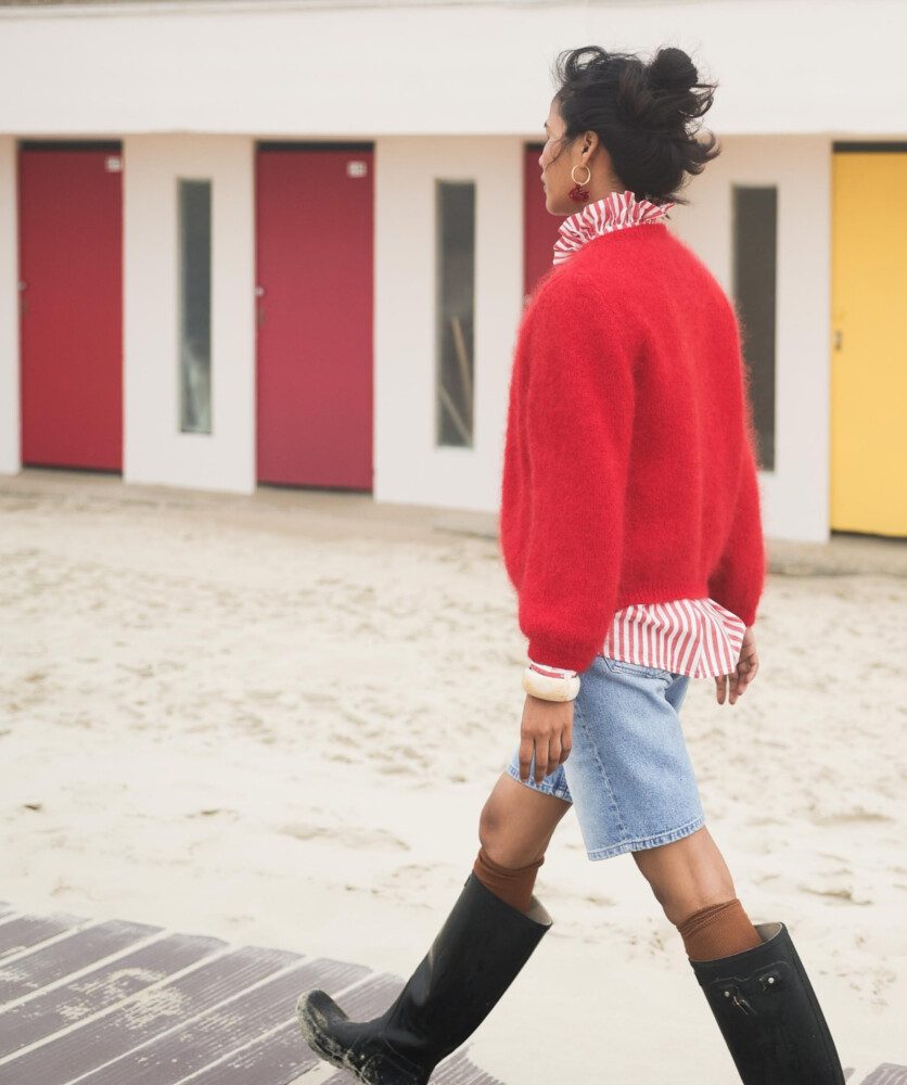 Cardigan Oscar – Rouge