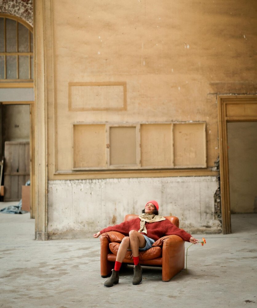 Foulard grand format – Anjali Kaki