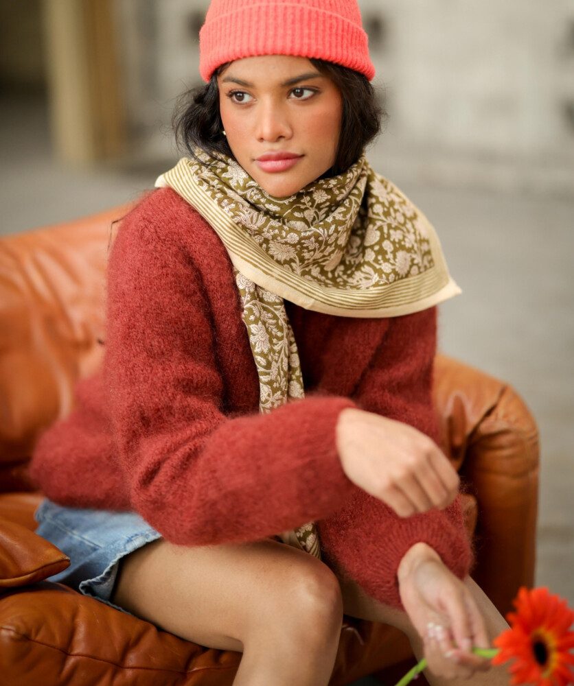 Foulard grand format – Anjali Kaki